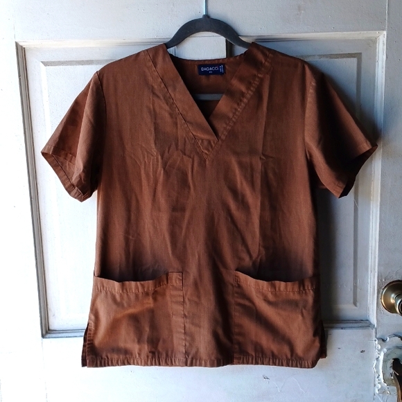Dagscci Brown Scrubs size xsmall - Picture 1 of 5